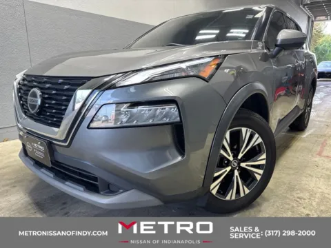 Gray 2021 Nissan Rogue SV for sale in Indianapolis, IN