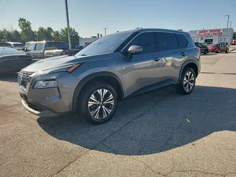 Gray 2021 Nissan Rogue SV for sale in Indianapolis, IN