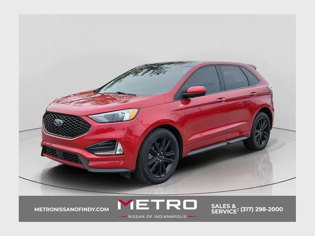 Red 2022 Ford Edge ST Line for sale in Indianapolis, IN
