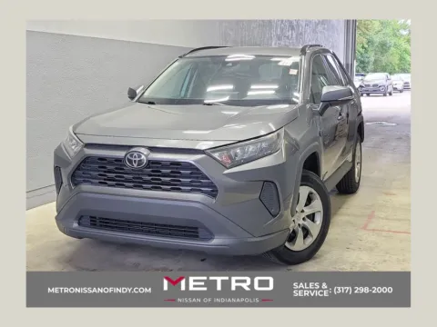 Gray 2021 Toyota RAV4 LE for sale in Indianapolis, IN