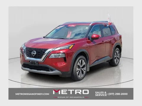 Red 2023 Nissan Rogue SV for sale in Indianapolis, IN