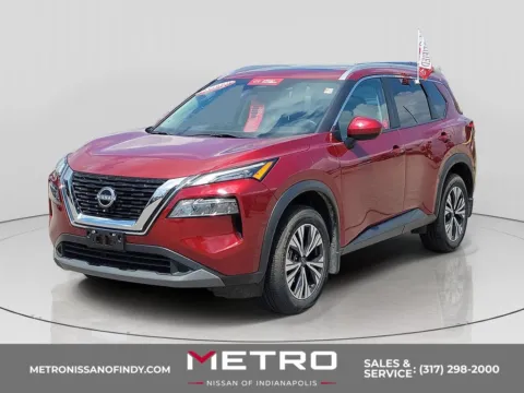 Red 2023 Nissan Rogue SV for sale in Indianapolis, IN