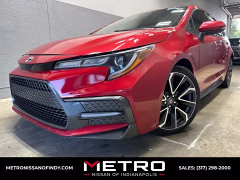 Red 2021 Toyota Corolla XSE for sale in Indianapolis, IN