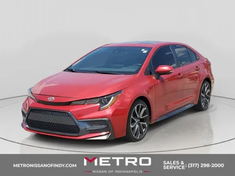 Red 2021 Toyota Corolla XSE for sale in Indianapolis, IN