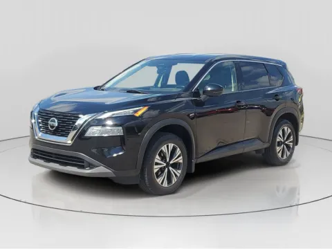 Black 2021 Nissan Rogue SV for sale in Indianapolis, IN