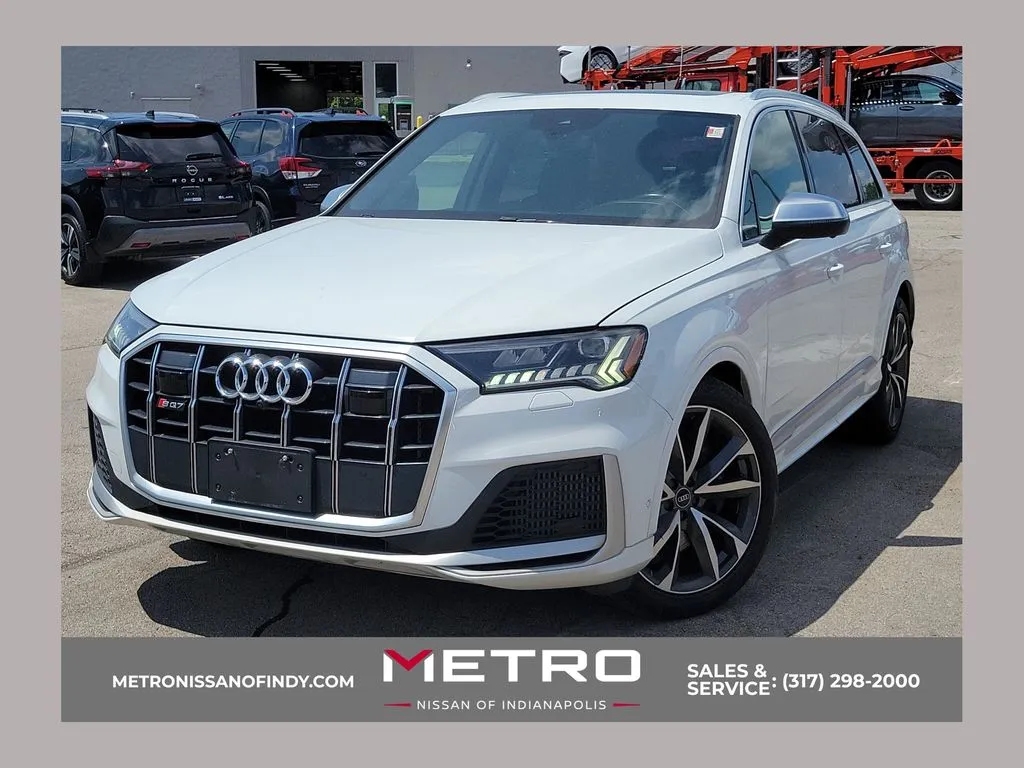 White 2021 Audi SQ7 Premium Plus for sale in Indianapolis, IN