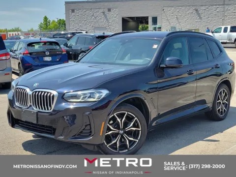 Black 2022 BMW X3 xDrive30i for sale in Indianapolis, IN
