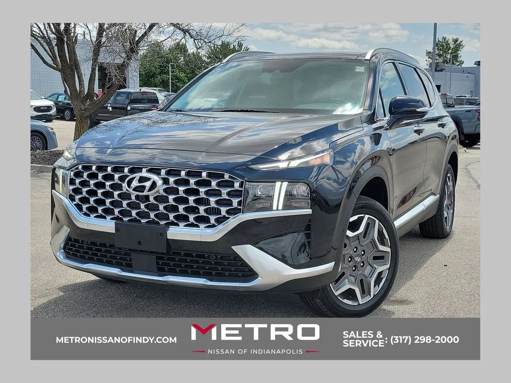 Black 2022 Hyundai Santa Fe Plug-In Hybrid Limited for sale in Indianapolis, IN