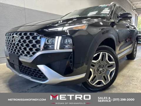 Black 2022 Hyundai Santa Fe Plug-In Hybrid Limited for sale in Indianapolis, IN