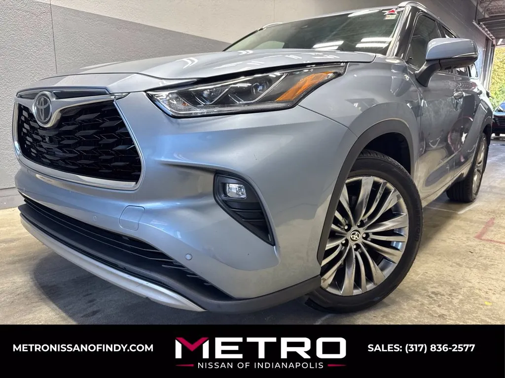Gray 2021 Toyota Highlander Platinum for sale in Indianapolis, IN