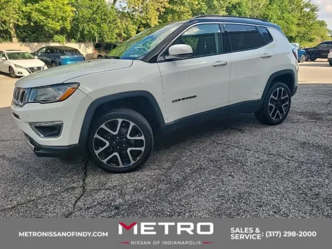 White 2017 Jeep Compass Limited for sale in Indianapolis, IN