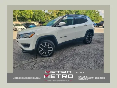 White 2017 Jeep Compass Limited for sale in Indianapolis, IN