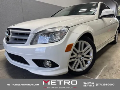 White 2009 Mercedes-Benz C-Class C 300 for sale in Indianapolis, IN