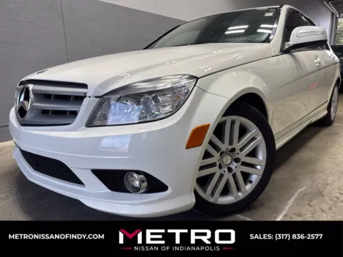 White 2009 Mercedes-Benz C-Class C 300 for sale in Indianapolis, IN