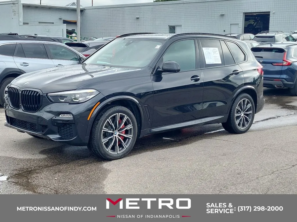 Black 2021 BMW X5 xDrive40i for sale in Indianapolis, IN