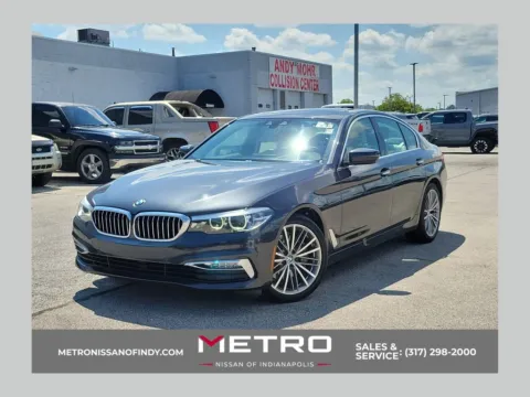 Gray 2018 BMW 5 Series 530i for sale in Indianapolis, IN