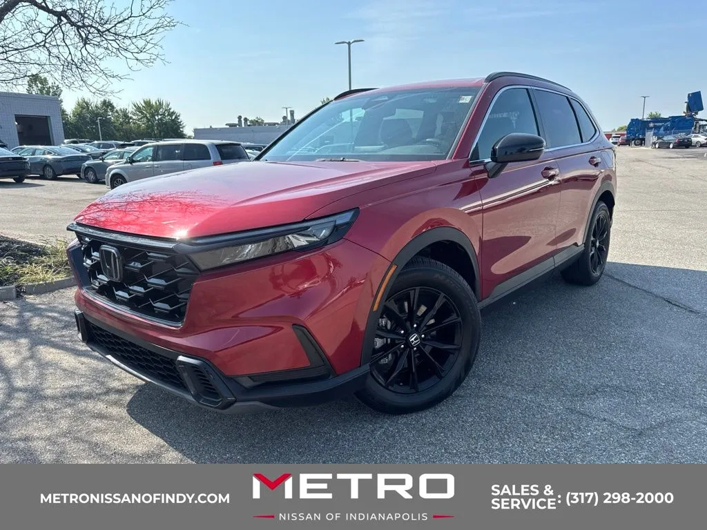 Red 2023 Honda CR-V Hybrid Sport for sale in Indianapolis, IN