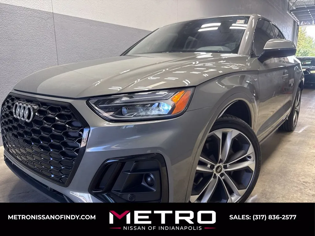 Gray 2023 Audi Q5 Sportback 45 S line Premium for sale in Indianapolis, IN