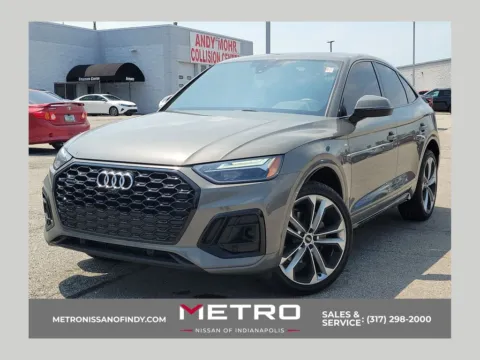 Gray 2023 Audi Q5 Sportback 45 S line Premium for sale in Indianapolis, IN