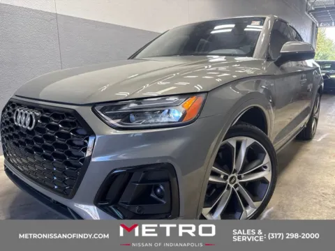 Gray 2023 Audi Q5 Sportback 45 S line Premium for sale in Indianapolis, IN