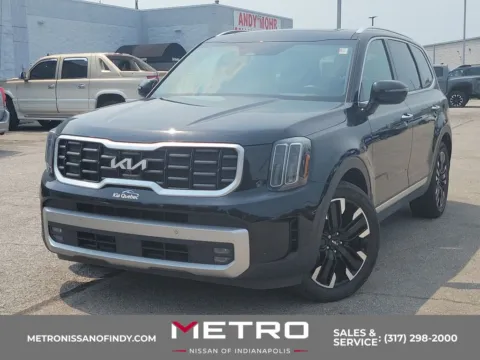 Black 2023 Kia Telluride SX-Prestige for sale in Indianapolis, IN