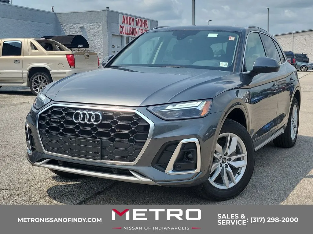 Gray 2023 Audi Q5 45 S line Premium for sale in Indianapolis, IN