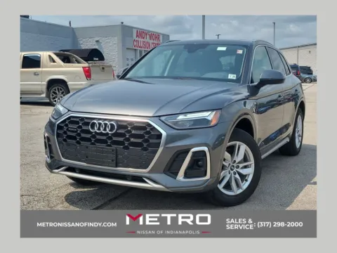 Gray 2023 Audi Q5 45 S line Premium for sale in Indianapolis, IN