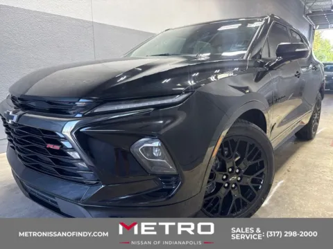 Black 2023 Chevrolet Blazer RS for sale in Indianapolis, IN