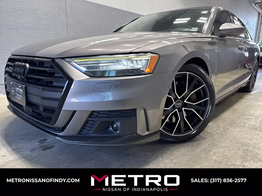 Gray 2021 Audi A8 L 55 for sale in Indianapolis, IN