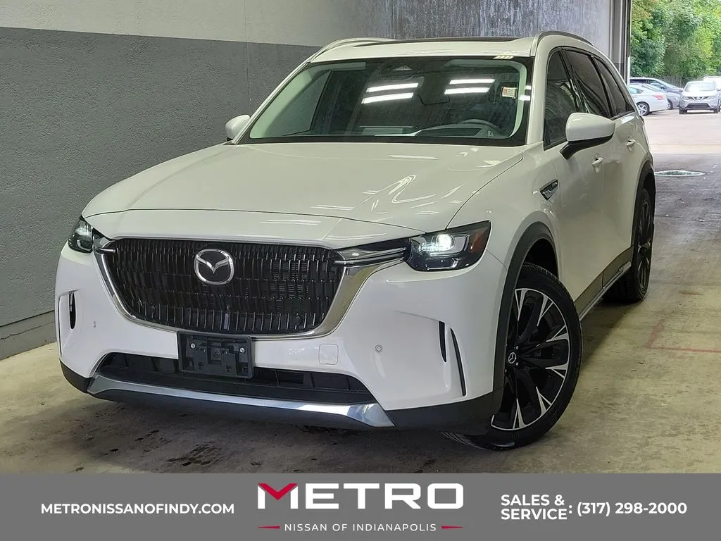 White 2024 Mazda CX-90 PHEV Premium for sale in Indianapolis, IN