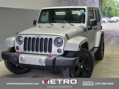 Silver 2011 Jeep Wrangler Sahara for sale in Indianapolis, IN