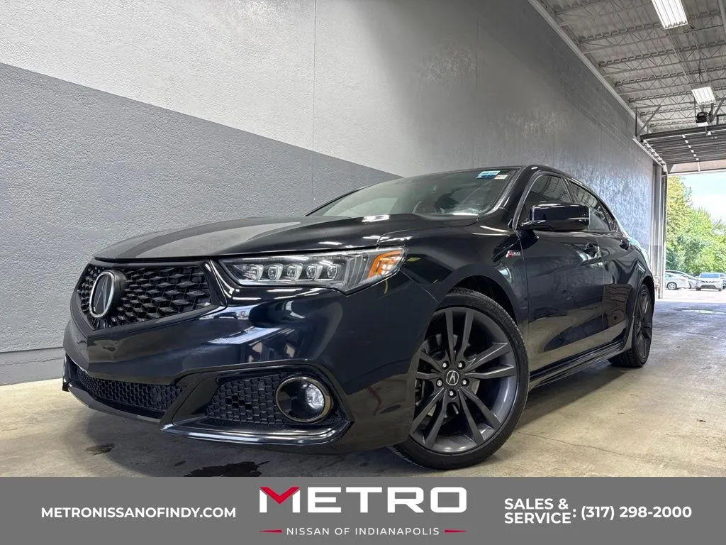 Black 2020 Acura TLX 2.4L A-Spec Pkg for sale in Indianapolis, IN