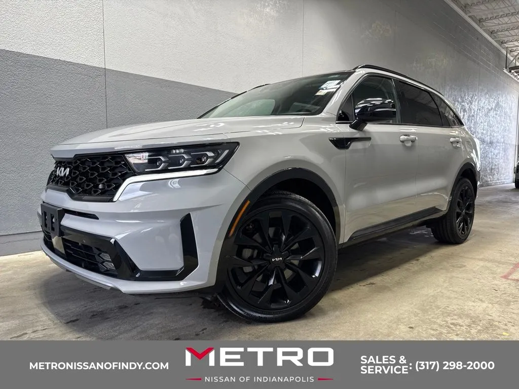 Gray 2023 Kia Sorento SX for sale in Indianapolis, IN