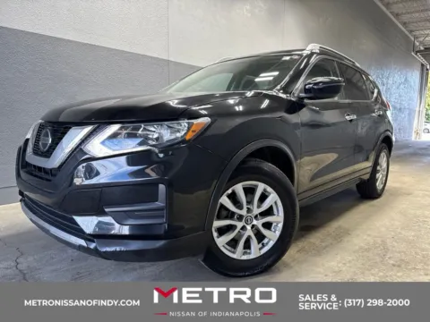 Black 2018 Nissan Rogue SV for sale in Indianapolis, IN