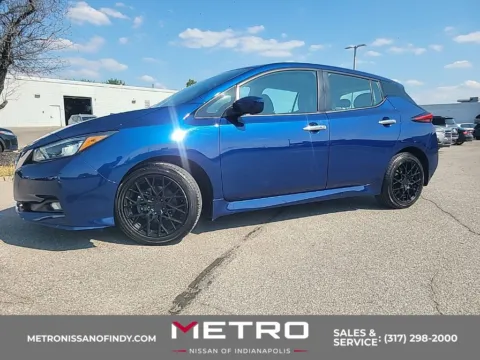 Blue 2022 Nissan Leaf SV Plus for sale in Indianapolis, IN