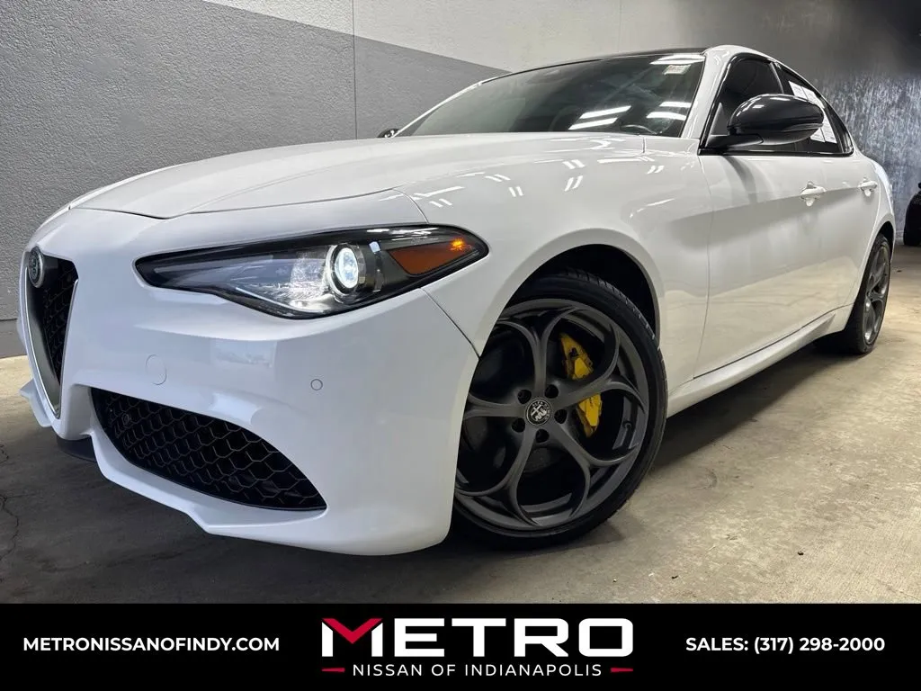 White 2021 Alfa Romeo Giulia Ti Sport for sale in Indianapolis, IN