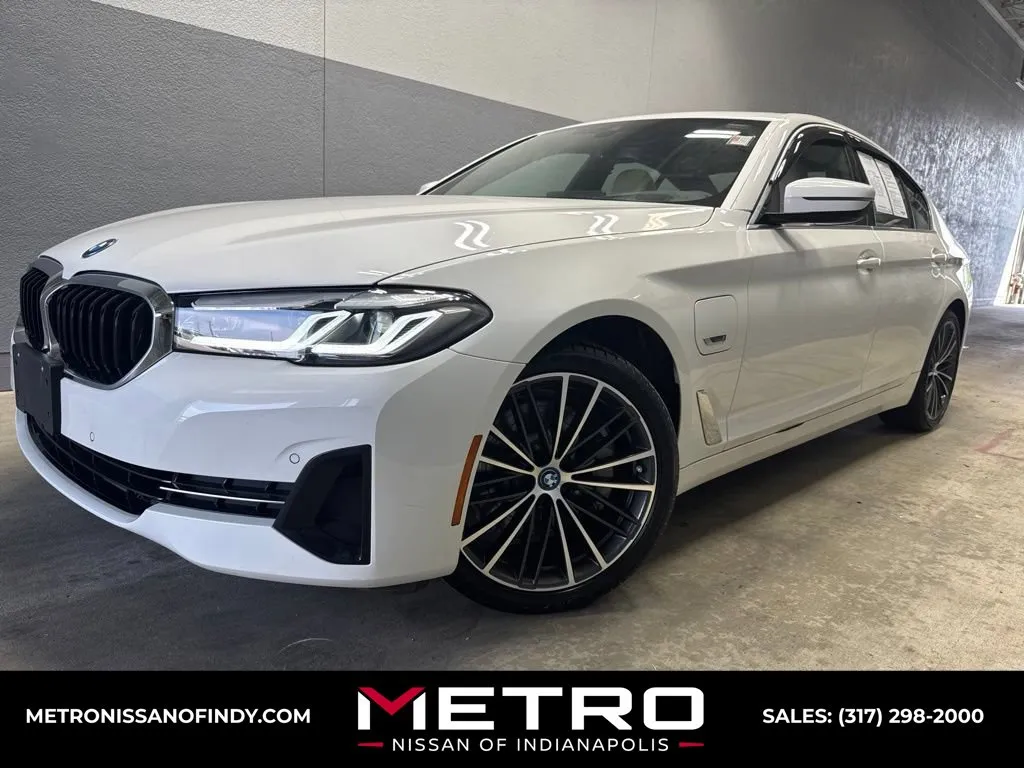 White 2023 BMW 5 Series 530e iPerformance for sale in Indianapolis, IN
