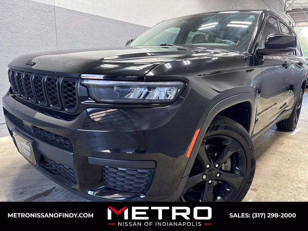 Black 2021 Jeep Grand Cherokee L Altitude for sale in Indianapolis, IN