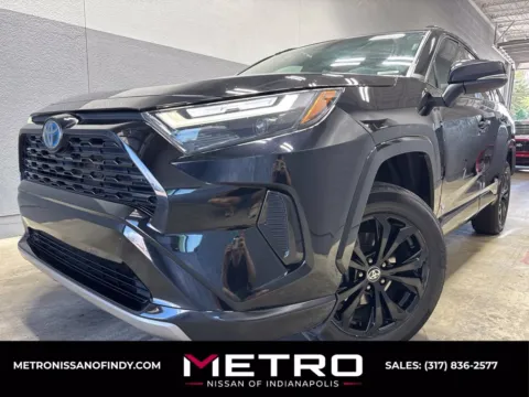 Black 2024 Toyota RAV4 Hybrid SE for sale in Indianapolis, IN
