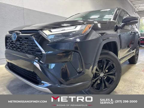 Black 2024 Toyota RAV4 Hybrid SE for sale in Indianapolis, IN