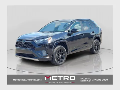 Black 2024 Toyota RAV4 Hybrid SE for sale in Indianapolis, IN