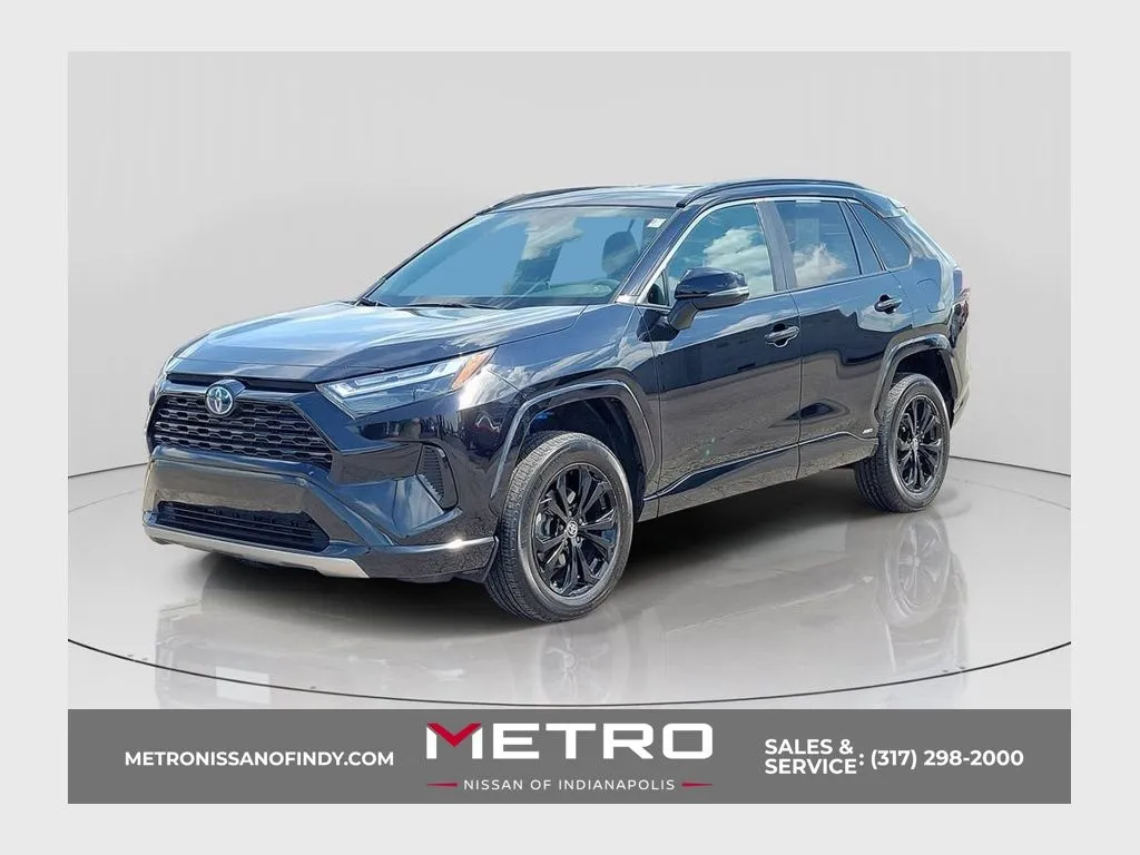 Black 2024 Toyota RAV4 Hybrid SE for sale in Indianapolis, IN