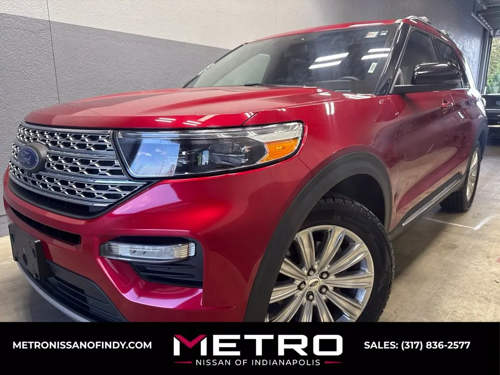 Red 2020 Ford Explorer Limited for sale in Indianapolis, IN