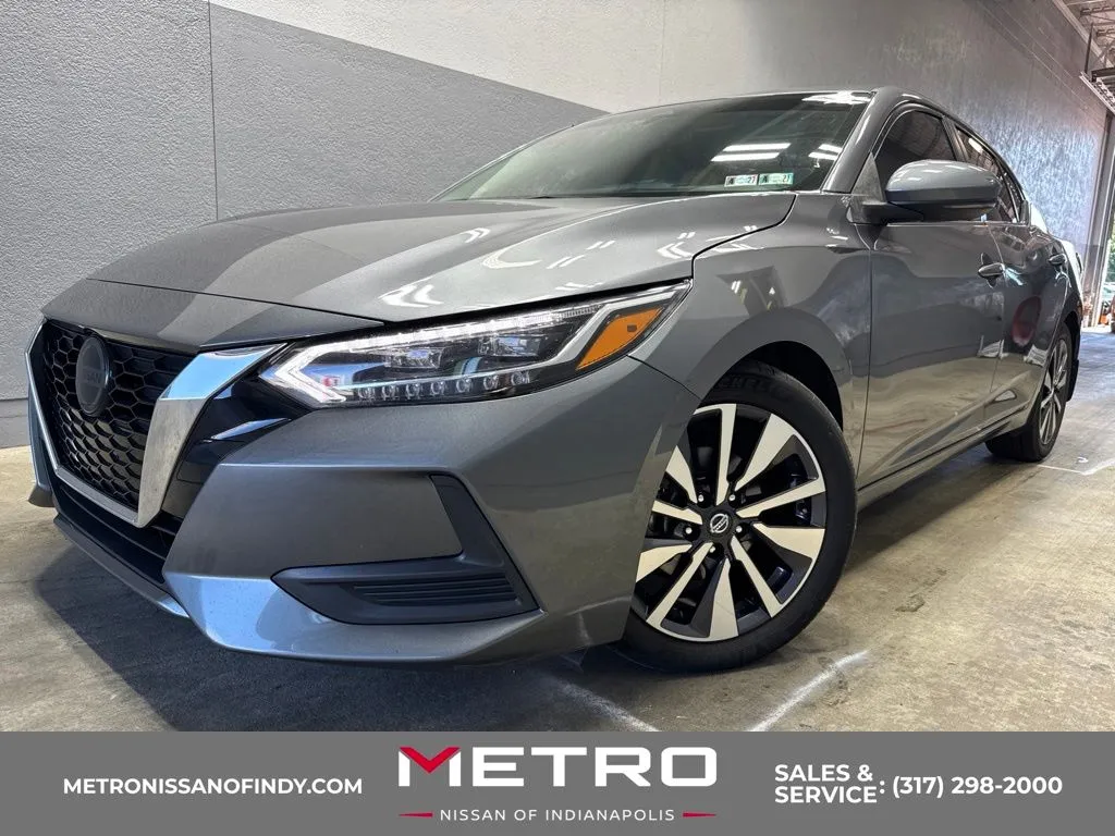 Gray 2020 Nissan Sentra SV for sale in Indianapolis, IN