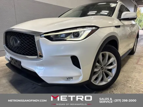 White 2019 INFINITI QX50 LUXE for sale in Indianapolis, IN