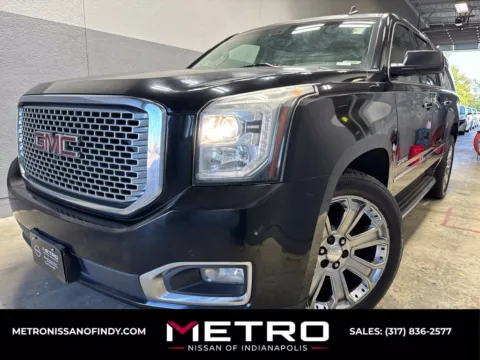 Black 2015 GMC Yukon XL Denali for sale in Indianapolis, IN