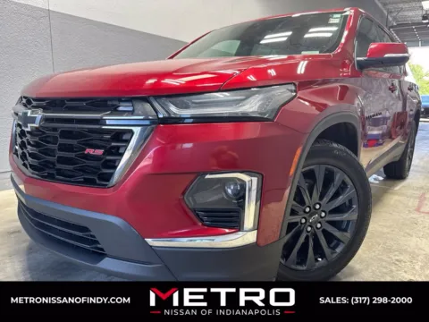 Red 2023 Chevrolet Traverse RS for sale in Indianapolis, IN