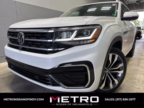 White 2022 Volkswagen Atlas 3.6L V6 SEL Premium R-Line for sale in Indianapolis, IN