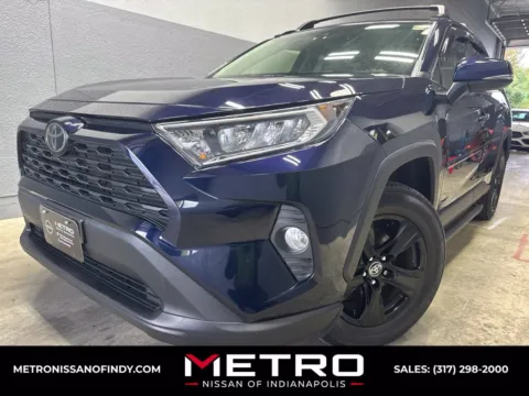 Blue 2020 Toyota RAV4 XLE for sale in Indianapolis, IN