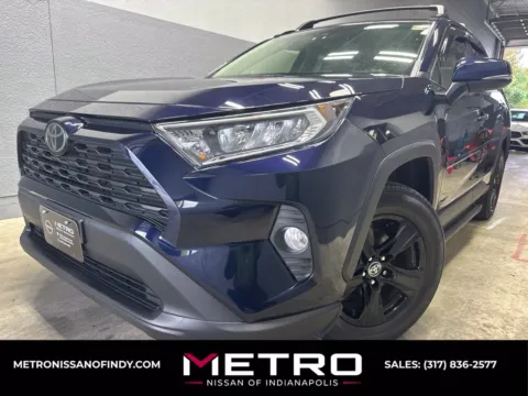 Blue 2020 Toyota RAV4 XLE for sale in Indianapolis, IN